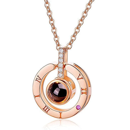 Genosos Eternal Love Necklace + Rose Box