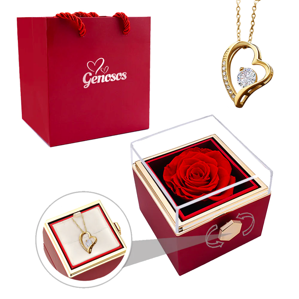 Eternal Love Necklace + Eternal Rose