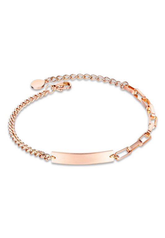 바러 각인 가능한 태그 펜던트 팔찌